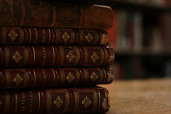 Old Leather Books by Wyoming_Jackrabbit